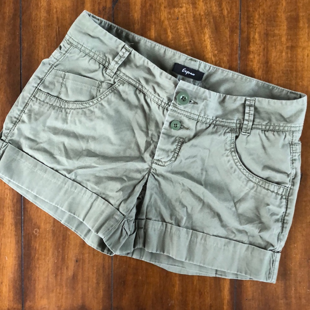 Express Green Shorts